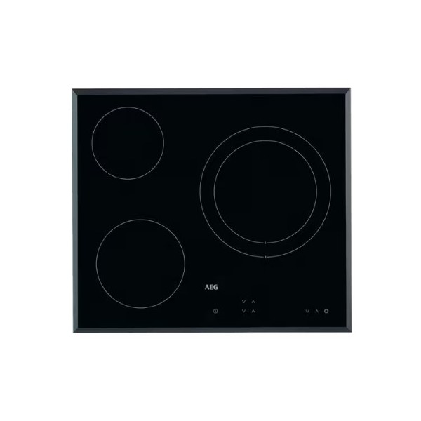 AEG HK623021FB Negro Integrado 60 cm Cerámico 3 zona(s)