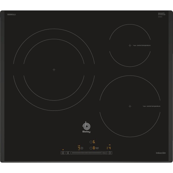 Balay 3EB965LU hobs Negro Integrado Con placa de inducción 3 zona(s)