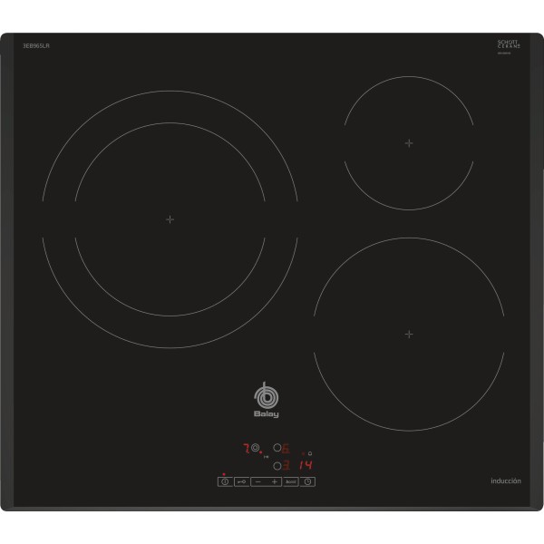Balay 3EB965LR hobs Negro Integrado Con placa de inducción 3 zona(s)