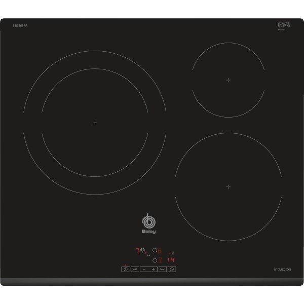 Balay 3EB865FR hobs Negro Integrado Con placa de inducción 3 zona(s)