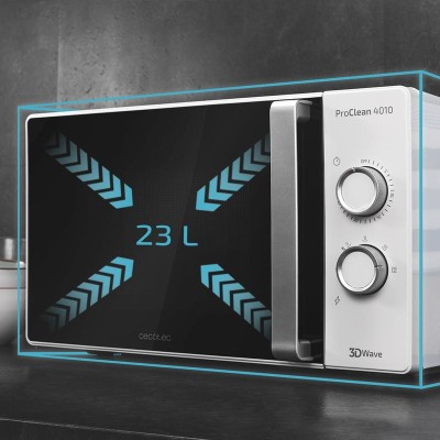 Cecotec 01546 microondas Blanco Solo microondas Encimera 23 L 700 W