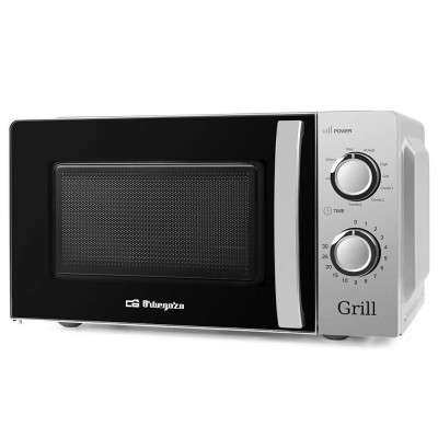 Orbegozo MIG 2138 microondas Negro, Acero inoxidable Microondas con grill Encimera 20 L 700 W