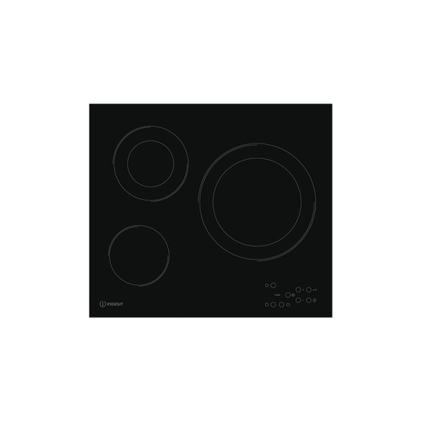 Indesit RI 360 C (ES) hobs Negro Integrado Cerámico 3 zona(s)