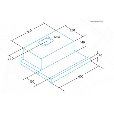 Edesa ECT-6411 X Semintegrada (extraíble) Acero inoxidable 340 m³ h