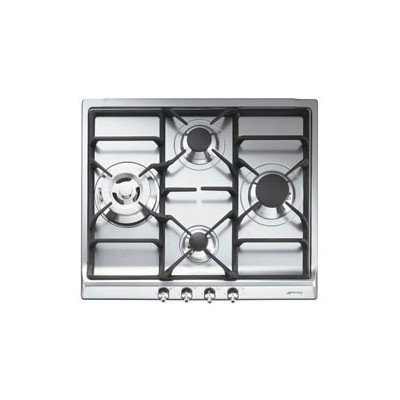 Smeg SER60SGH3 hobs Acero inoxidable Integrado Encimera de gas 4 zona(s)