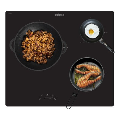 Edesa EVT-6328 R Negro Integrado 59 cm Cerámico 3 zona(s)