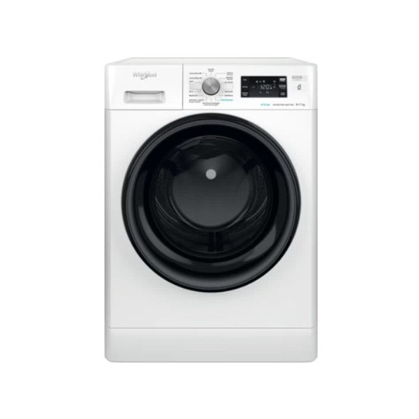 Whirlpool FFWDB 976258 BV SPT lavadora-secadora Independiente Carga frontal Blanco E