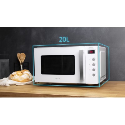 Cecotec GrandHeat 2000 Flatbed Blanco Solo microondas Encimera 20 L 700 W