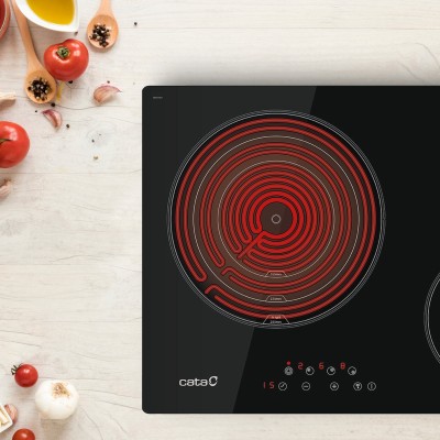 CATA TT 5003  G Negro Integrado 60 cm Cerámico 3 zona(s)