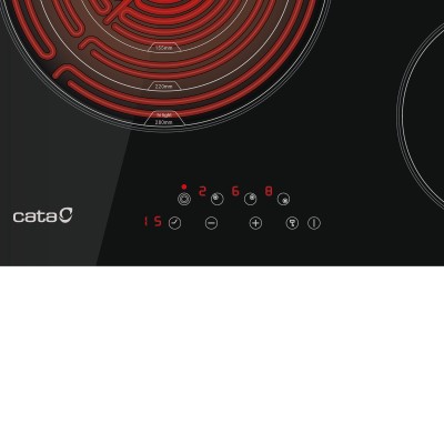 CATA TT 5003  G Negro Integrado 60 cm Cerámico 3 zona(s)