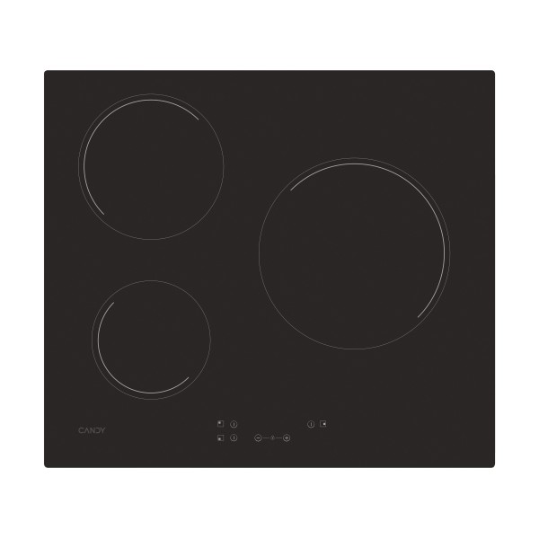 Candy CH63CC/4U2 Negro Integrado 59 cm Cerámico 3 zona(s)