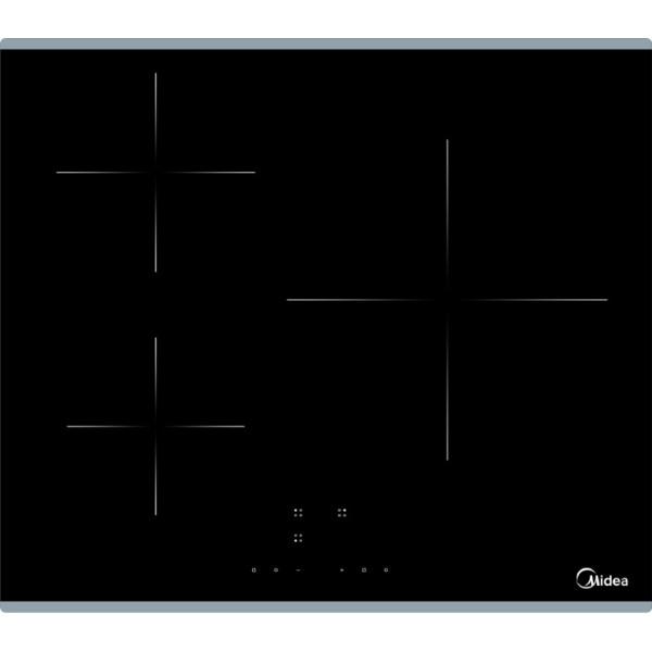 Midea MC-IT7118B3-A2E hobs Negro Integrado 60 cm Con placa de inducción 3 zona(s)