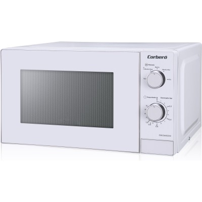 Corbero CMICM4020W microondas Blanco Solo microondas Encimera 20 L 700 W