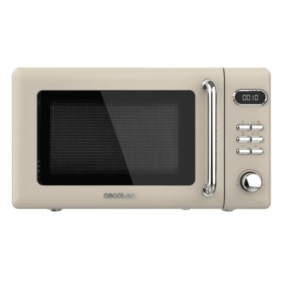Cecotec 01714 microondas Beige Microondas con grill Encimera 20 L 700 W