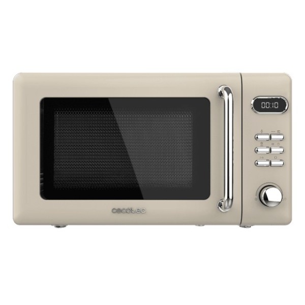 Cecotec 01714 microondas Beige Microondas con grill Encimera 20 L 700 W