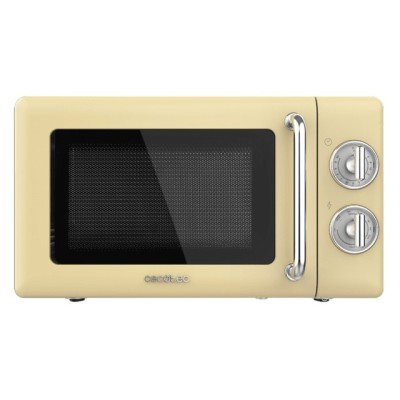 Cecotec 01708 microondas Beige, Acero inoxidable Microondas con grill Encimera 20 L 700 W