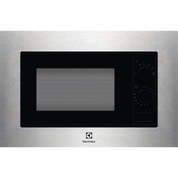 Electrolux KMSE173MMX Negro, Acero inoxidable Solo microondas Integrado 17 L 700 W