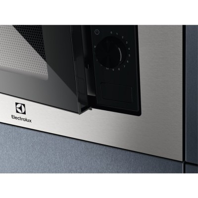 Electrolux KMSE173MMX Negro, Acero inoxidable Solo microondas Integrado 17 L 700 W