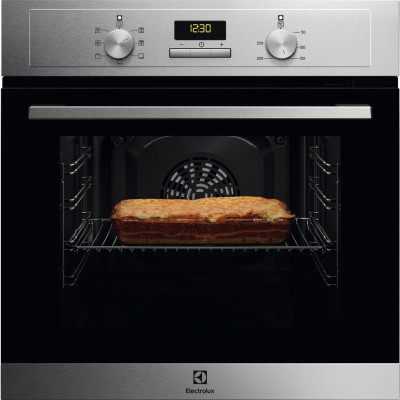 Electrolux Serie 300 EOH3H00BX 65 L Negro, Acero inoxidable