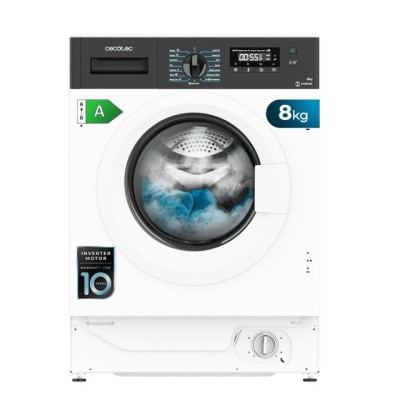 Cecotec 02723 lavadora Carga frontal 8 kg 1350 RPM Blanco
