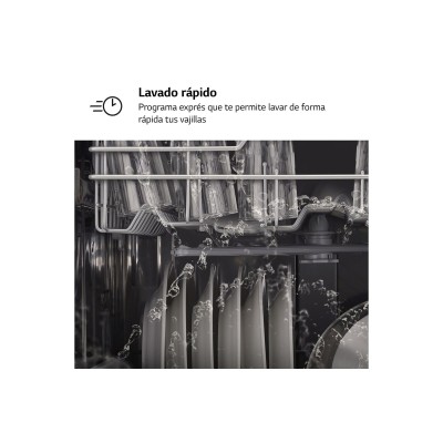 LG DF030FW lavavajillas Independiente 13 cubiertos E