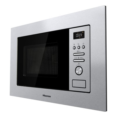 Hisense BIM320G41X microondas Acero inoxidable Microondas combinado Integrado 20 L 800 W