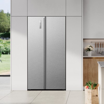 Hisense RS3P538NAIE nevera puerta lado a lado Integrado Independiente 534 L E Acero inoxidable