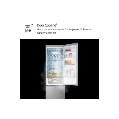 LG GBV5250EPY nevera y congelador Independiente 387 L E Acero inoxidable