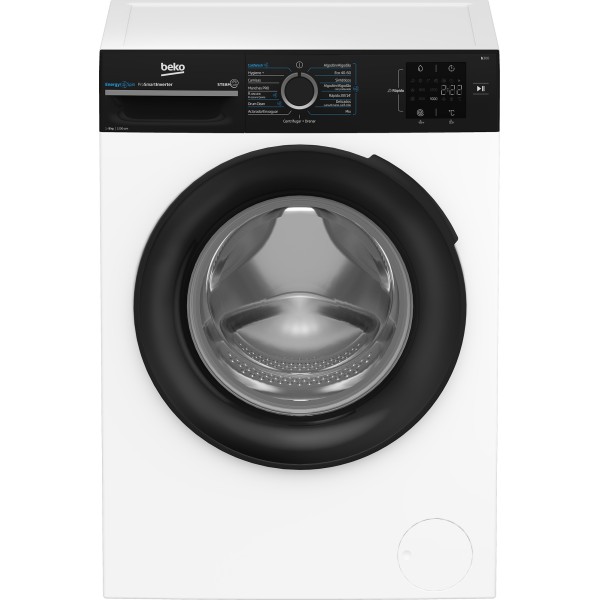 Beko b300 BM3WFSU38213 lavadora Carga frontal 8 kg 1200 RPM Negro, Blanco