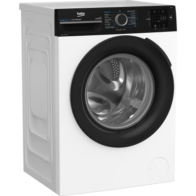 Beko b300 BM3WFSU38213 lavadora Carga frontal 8 kg 1200 RPM Negro, Blanco