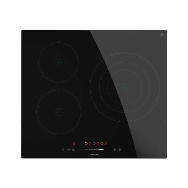 Cecotec Bolero Squad V 3100 Negro Integrado 59 cm Cerámico 3 zona(s)