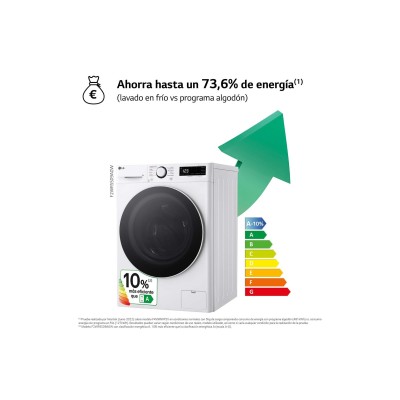 LG F2WR5S09A0W lavadora Carga frontal 9 kg 1200 RPM Blanco