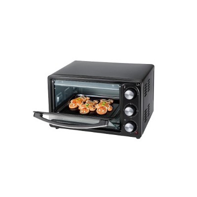 JATA HN916 horno tostador 16 L 1200 W Negro, Acero inoxidable Parrilla