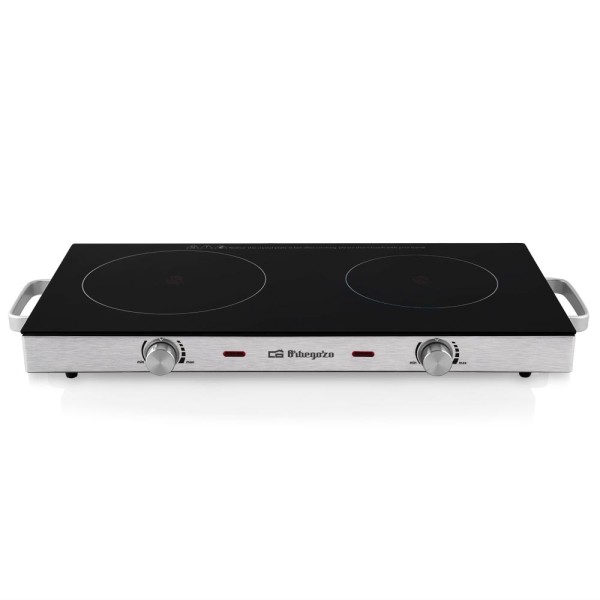 Orbegozo PCE 6000 Negro, Acero inoxidable Encimera Cerámico 2 zona(s)