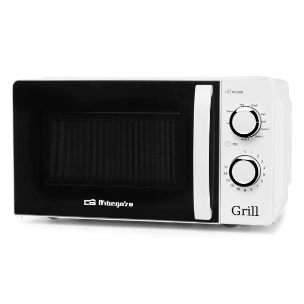 Orbegozo MIG 2130 microondas Blanco Microondas con grill Encimera 20 L 700 W