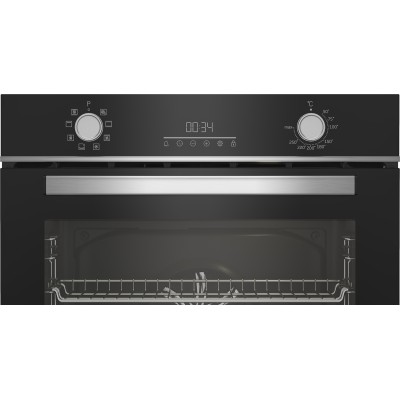 Beko BBIM13300XD horno 72 L Negro, Acero inoxidable