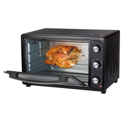 JATA HN945 horno 45 L Negro, Plata
