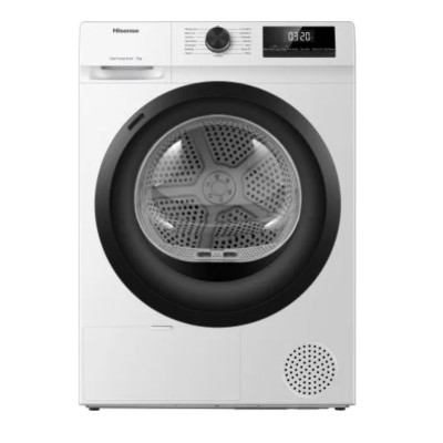 Hisense DHQE800BW2 secadora Independiente Carga frontal A++ Negro, Blanco