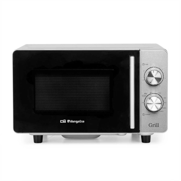 Orbegozo MIG 2047 CE microondas Acero inoxidable Microondas con grill Encimera 20 L 1150 W