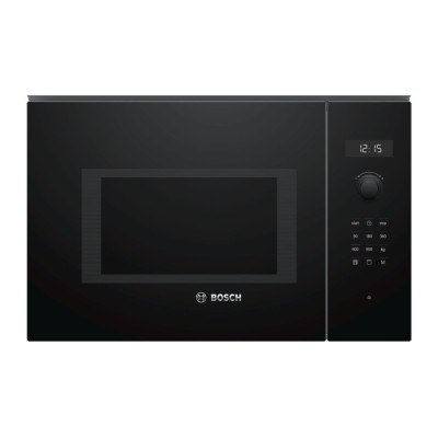 Bosch Serie 6 BEL554MB0 microondas Negro, Acero inoxidable Microondas combinado Integrado 25 L 900 W
