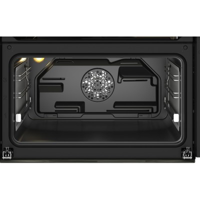 Beko b300 BBCM13300XC horno 48 L Negro, Acero inoxidable
