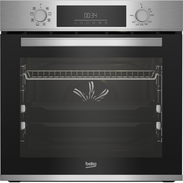 Beko BBIM12301X horno 72 L Negro, Acero inoxidable