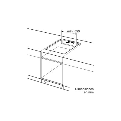 Balay 3EB861FR hobs Negro Integrado 59.2 cm Con placa de inducción 4 zona(s)
