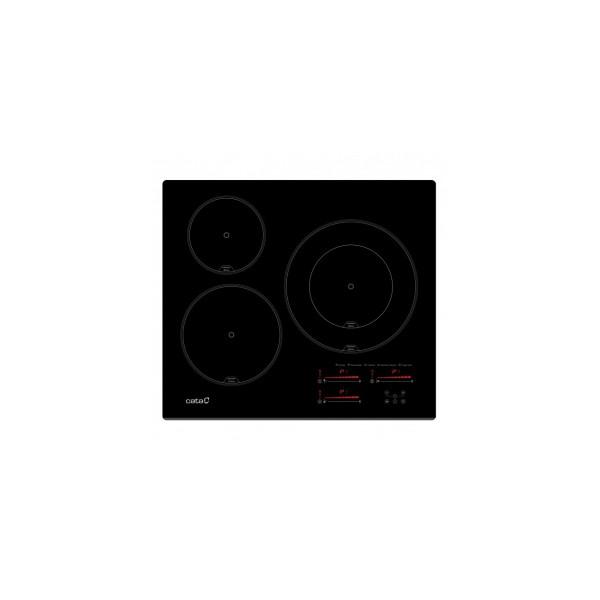 CATA INSB 6028 BK Negro Integrado 60 cm Con placa de inducción 3 zona(s)