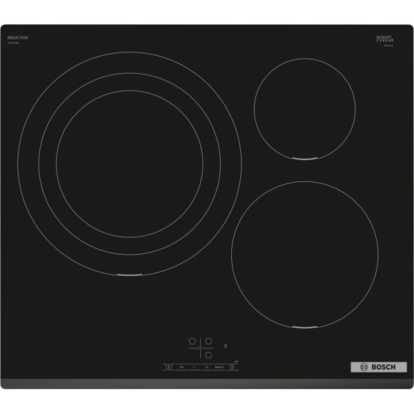 Bosch Serie 4 PID631BB5E hobs Negro Integrado 59.2 cm Con placa de inducción 3 zona(s)