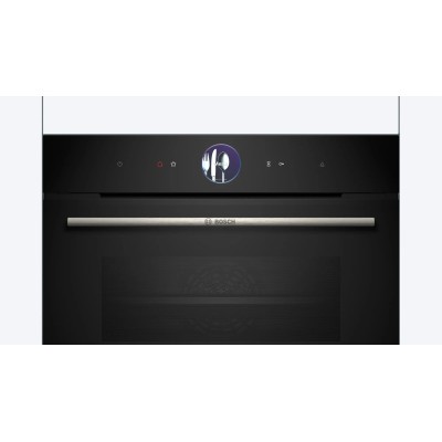 Bosch Serie 8 CSG7361B1 horno de vapor Medio Negro Tocar