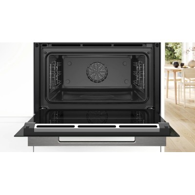 Bosch Serie 8 CSG7361B1 horno de vapor Medio Negro Tocar