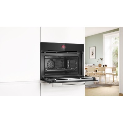 Bosch Serie 8 CBG7741B1 horno 47 L Negro, Acero inoxidable