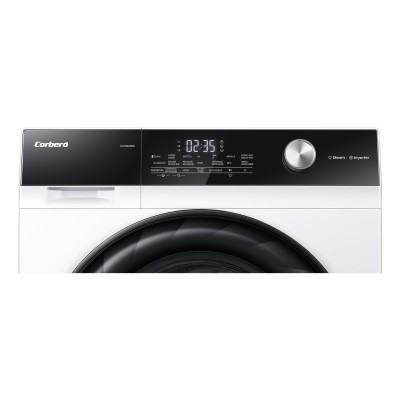 Corbero CLH9404MK lavadora Carga frontal 9 kg 1400 RPM Negro, Blanco