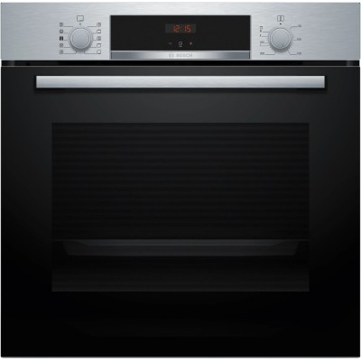 Bosch Serie 4 HQA514ES3 horno 71 L 3400 W Negro, Acero inoxidable